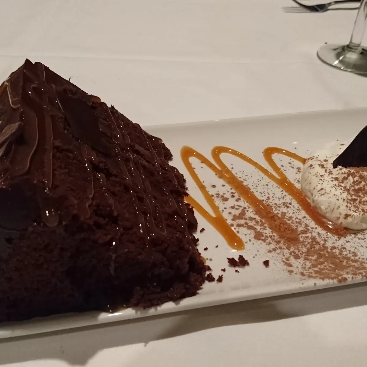 Morton's Legendary Hot Chocolate Cake