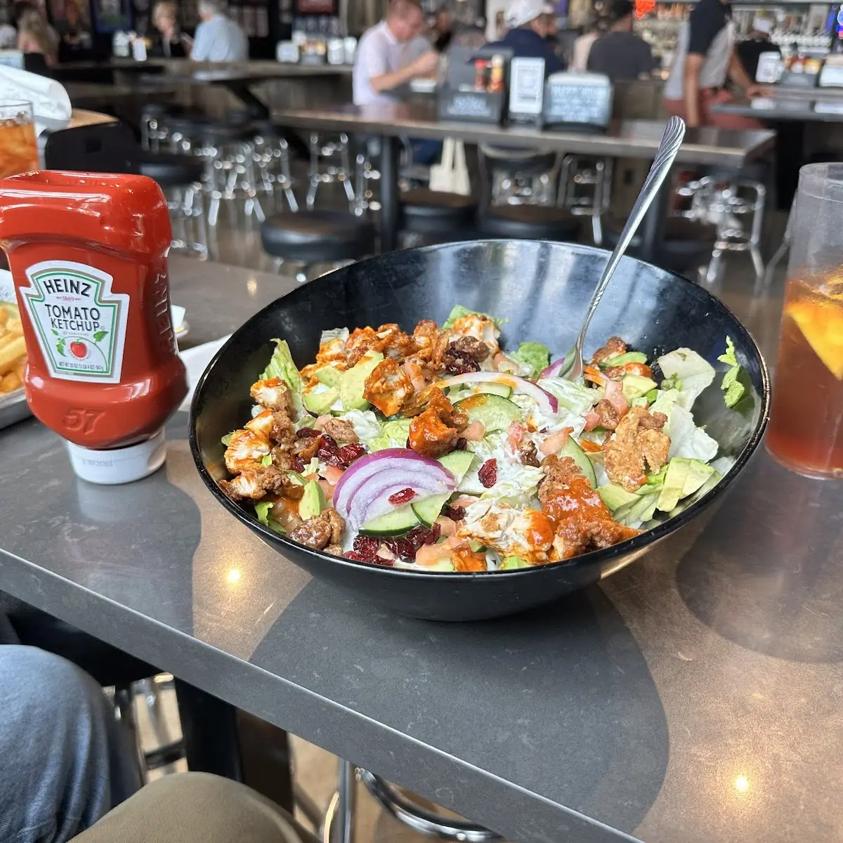 Day Old Chicken Tender Salad
