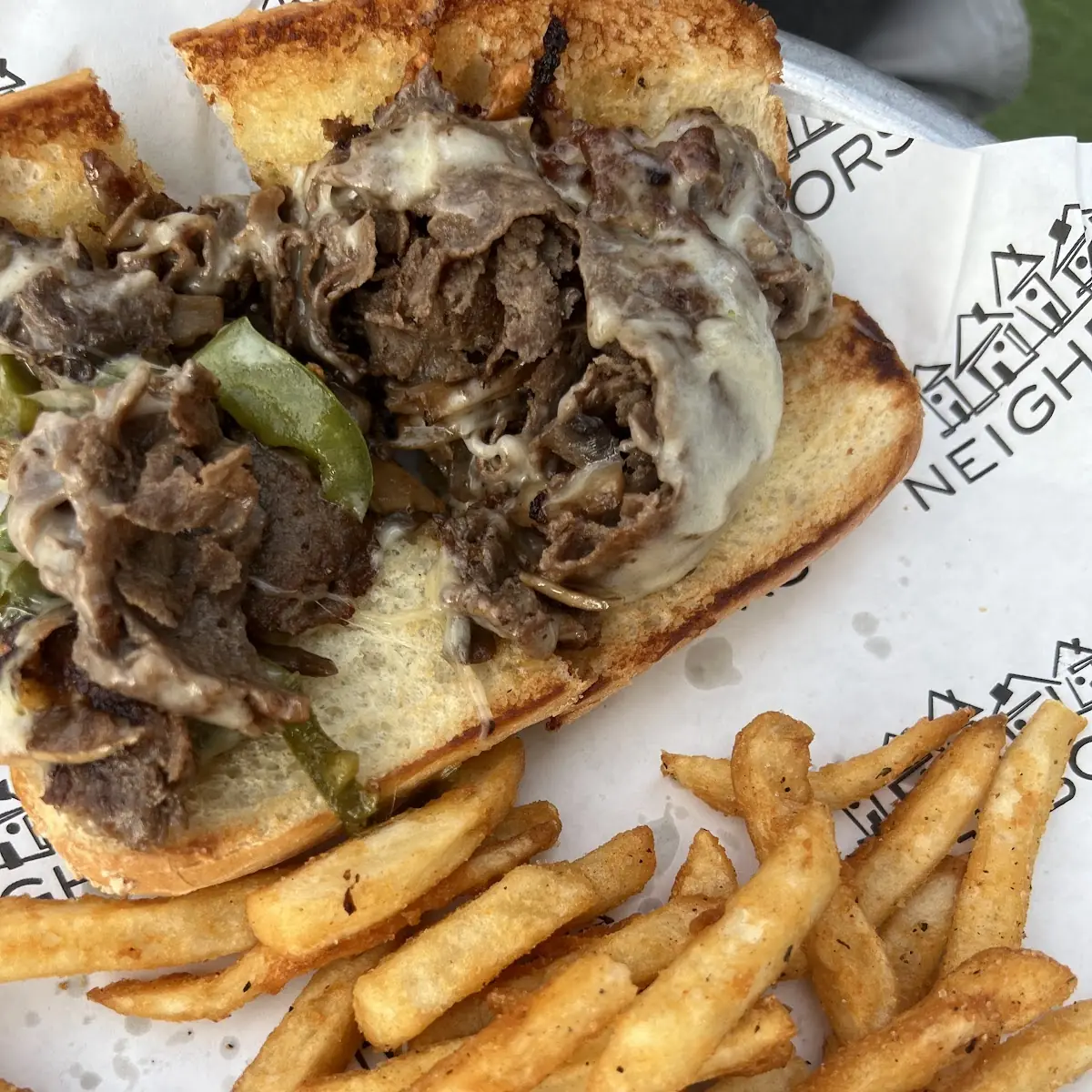 Philly Cheesesteak with Fries