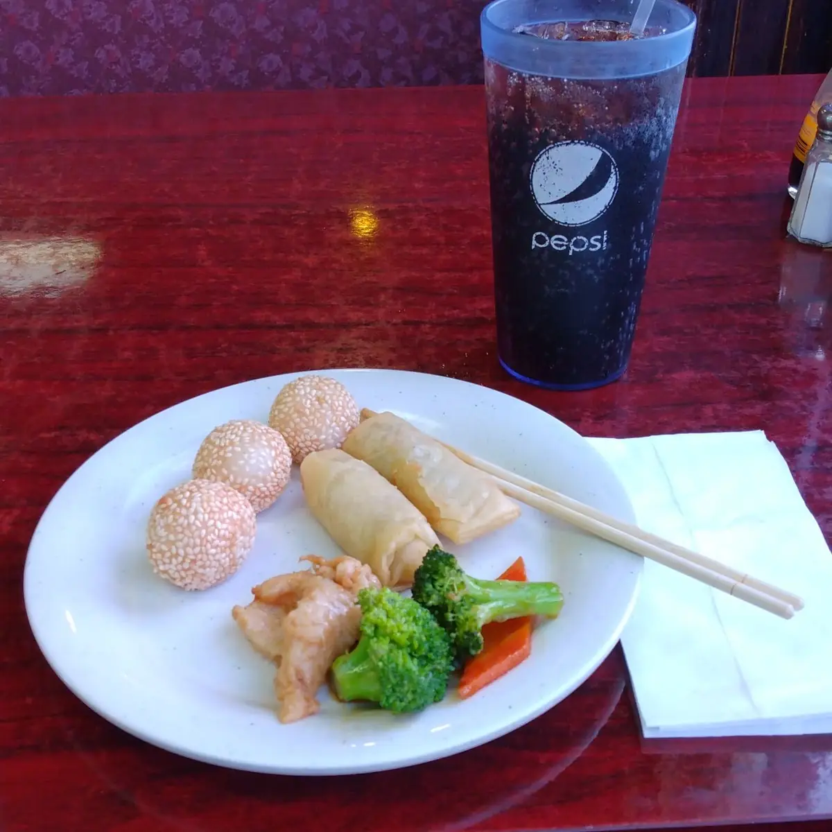 Spring Roll Gung Pao Sesame Ball