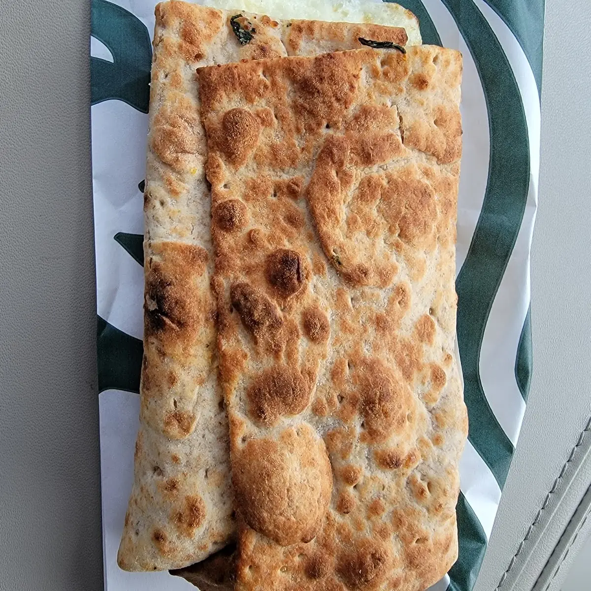 Spinach Feta & Egg White Wrap