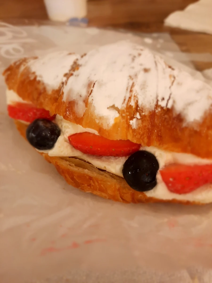 Fruit and Cream Filled Croissant