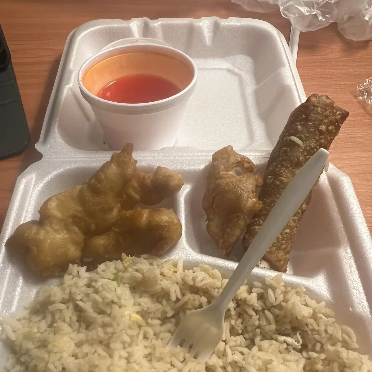 Fried Rice & Egg Roll