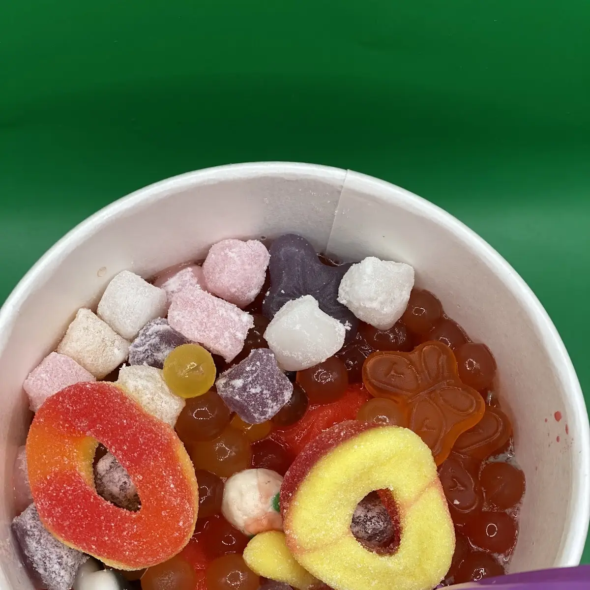 Frozen Yogurt Overloaded with Add Ins