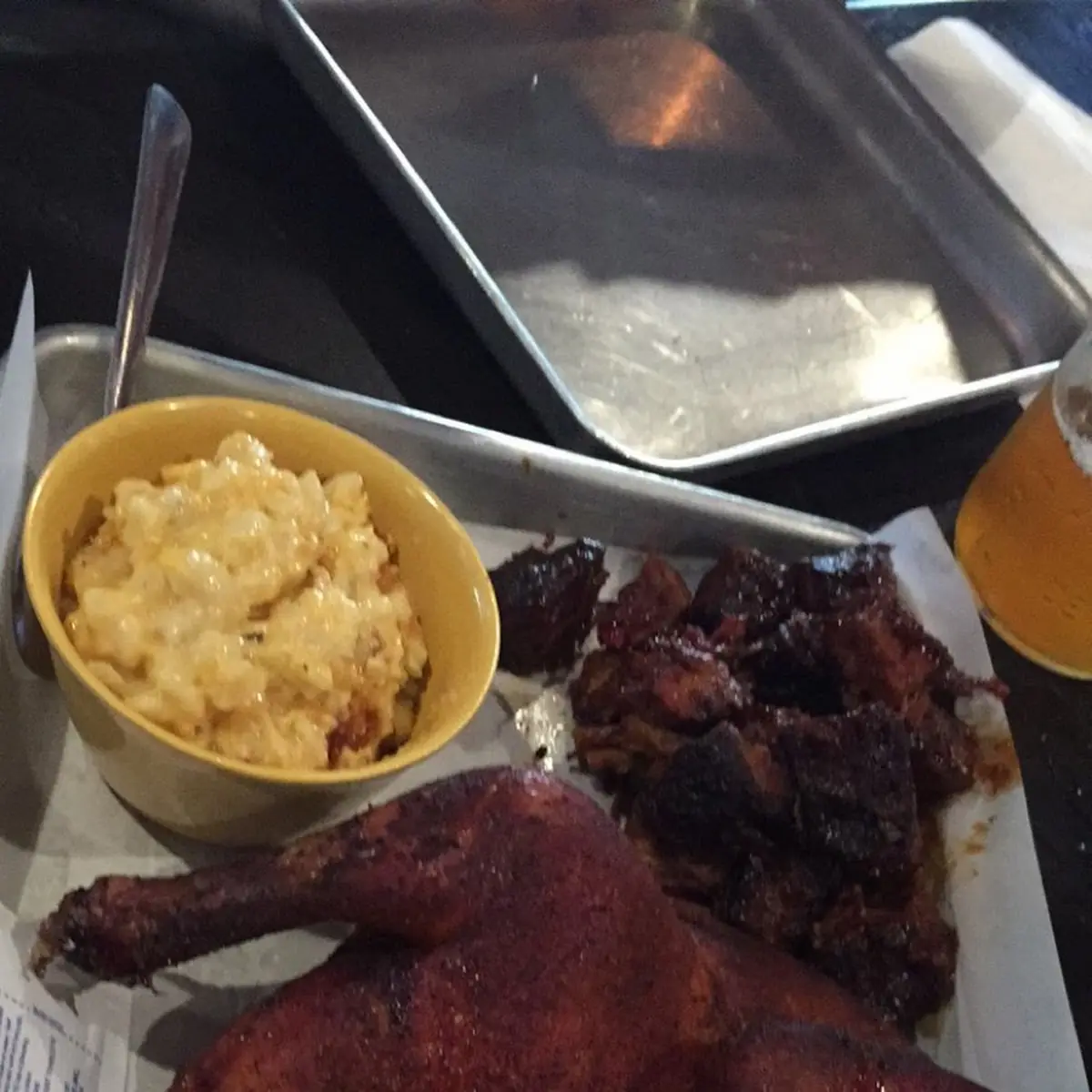 Sweet Potatoes and Mac & Cheese