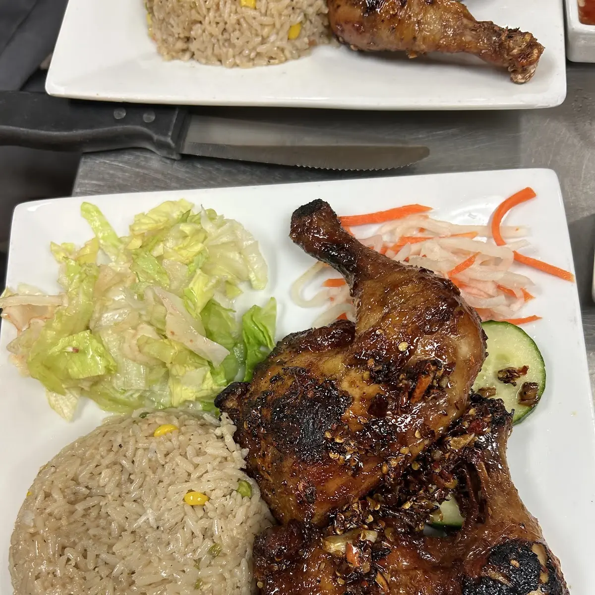 Grilled Chicken & Rice Com GA Nuong