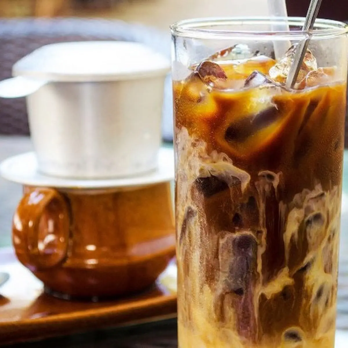 Vietnamese Iced Milk Coffee CA Phe Sua Da