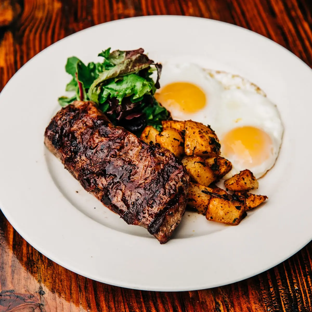 Flat Iron Steak & Eggs