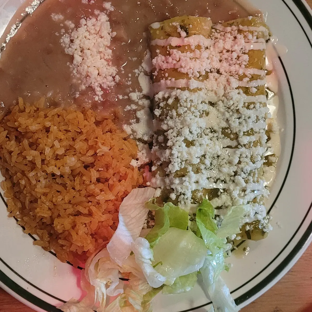 Enchiladas Verdes