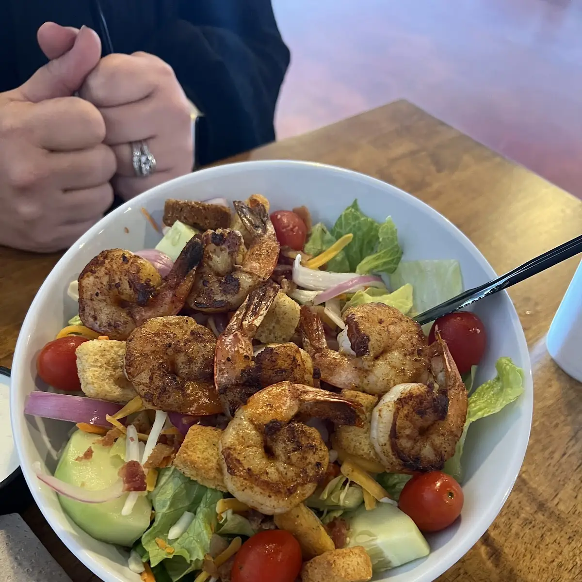Fried Green Tomatoes & Grilled Shrimp
