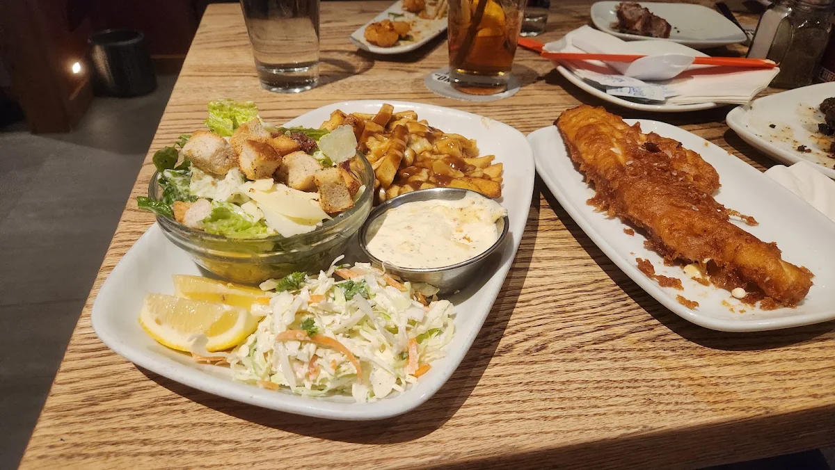 Deluxe Style Fish & Shrimp Platter, Ricky's All Day Grill - Nanaimo South-In the Days Inn