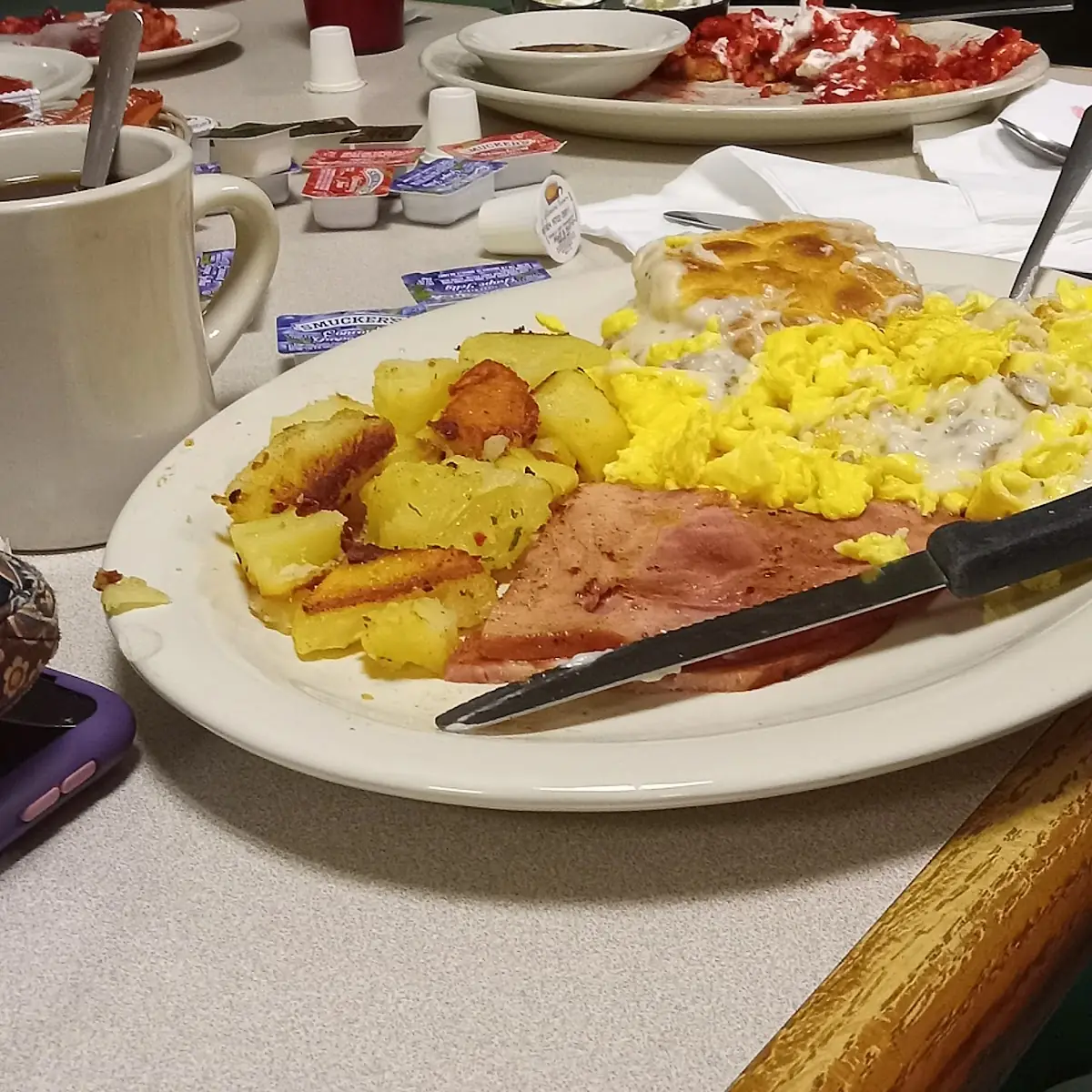 Scrambled Eggs and Toast
