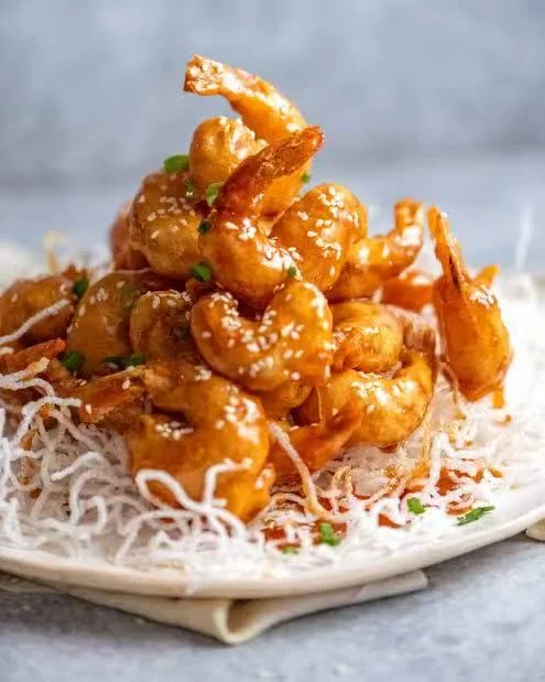 Fried Seafood w Honey or Sweet & Sour Sauce, Golden Dragon (Now Grace Chinese Restaurant)