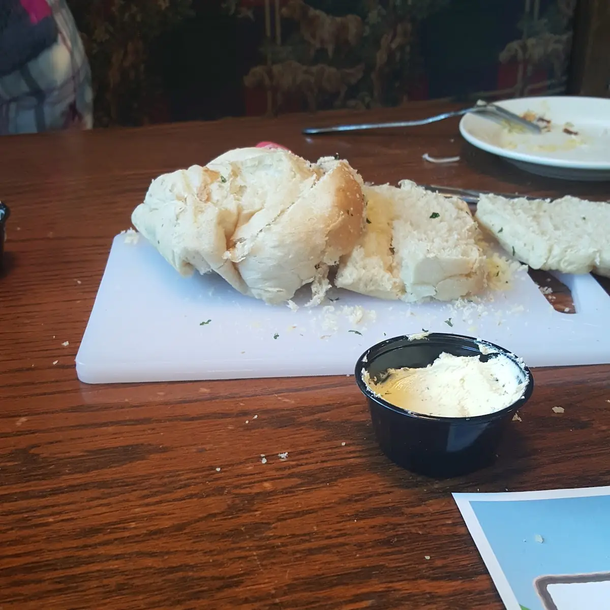 Homemade Bread with Garlic Parmesan Butter