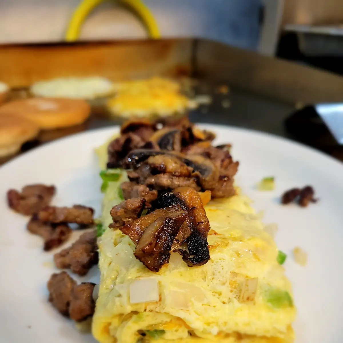 Steak Omelette