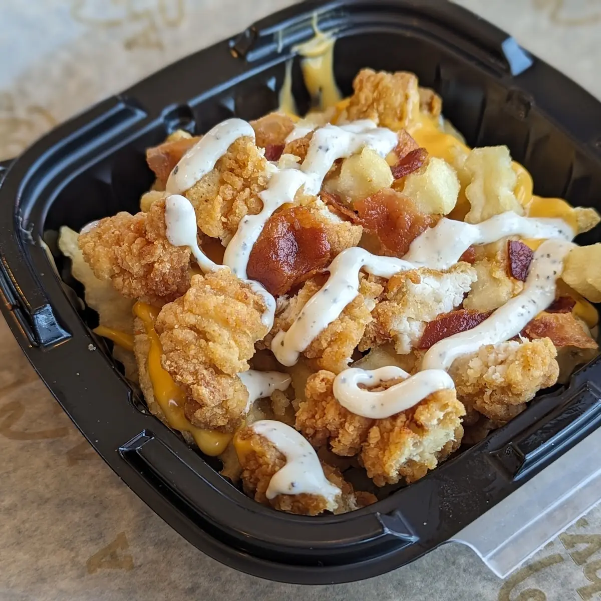 Chicken Bacon Ranch Loaded Fries