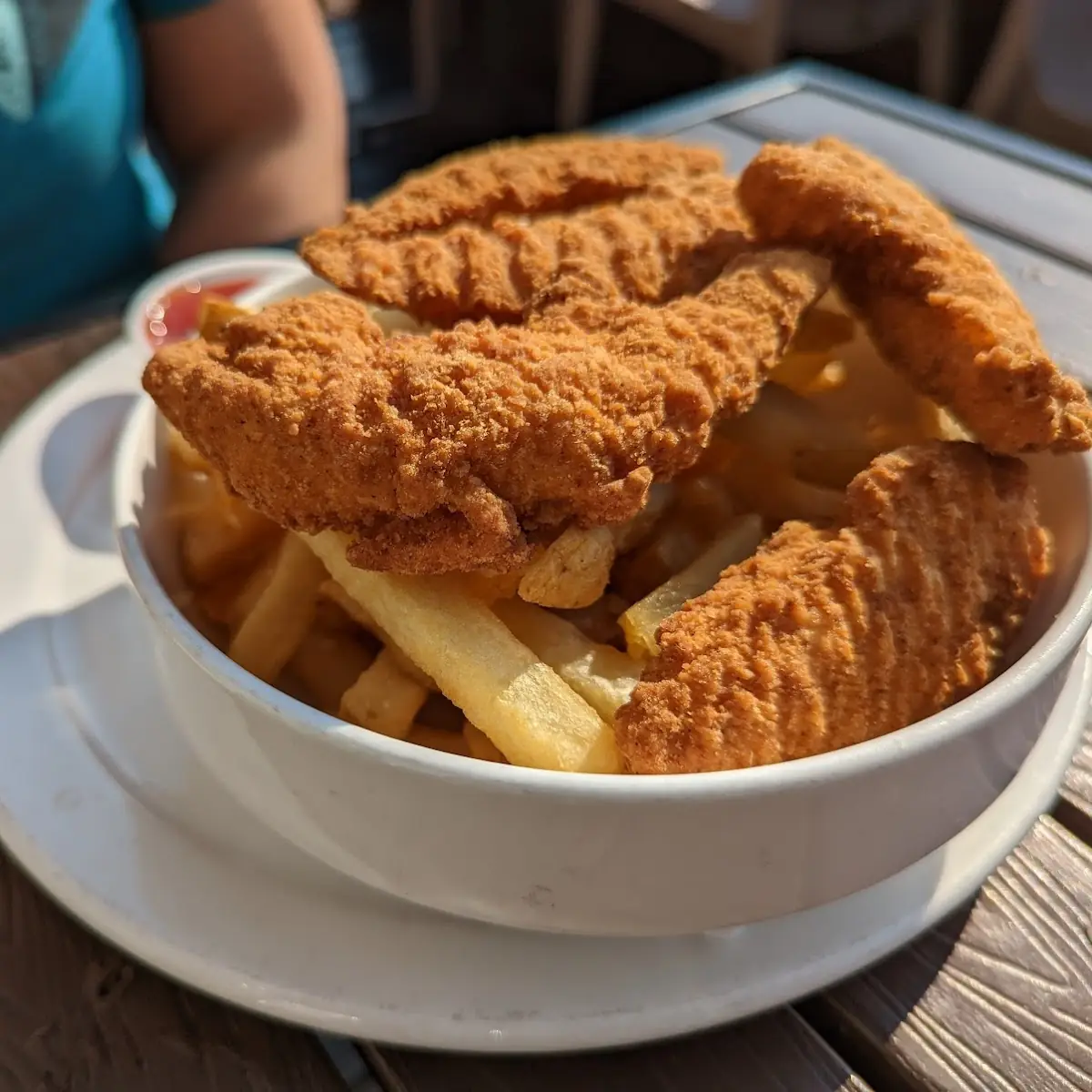 Chicken Strips Fries, Charlie Don't Surf