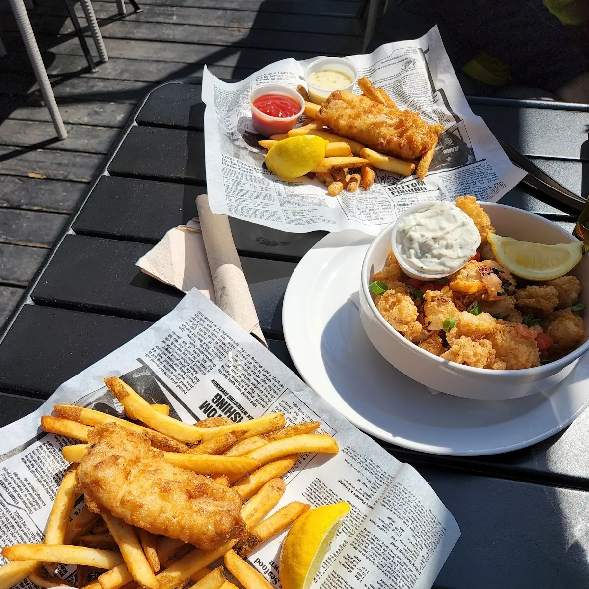 Fish Chips Coleslaw, Charlie Don't Surf