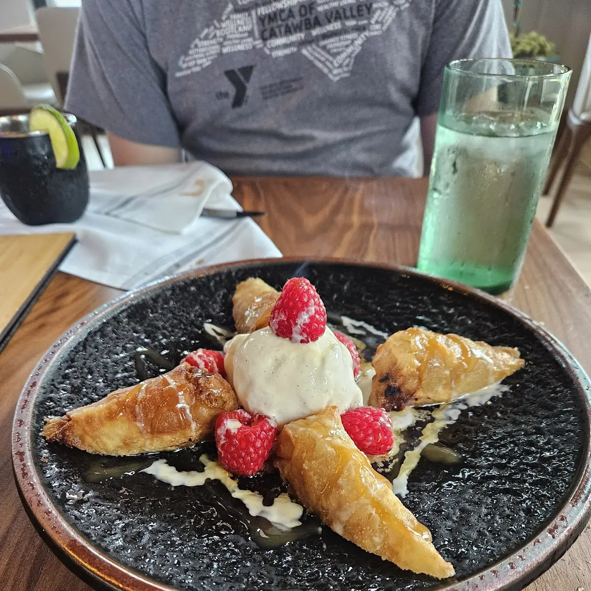 Bananas Foster Spring Roll