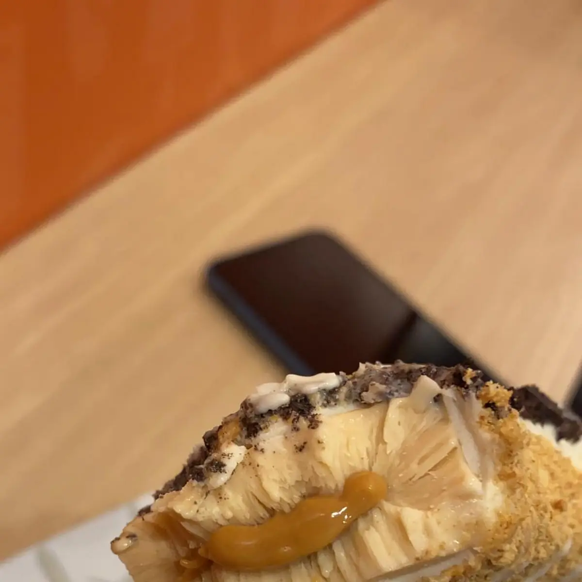 Dulche De Leche with Graham Cracker and White Chocolate
