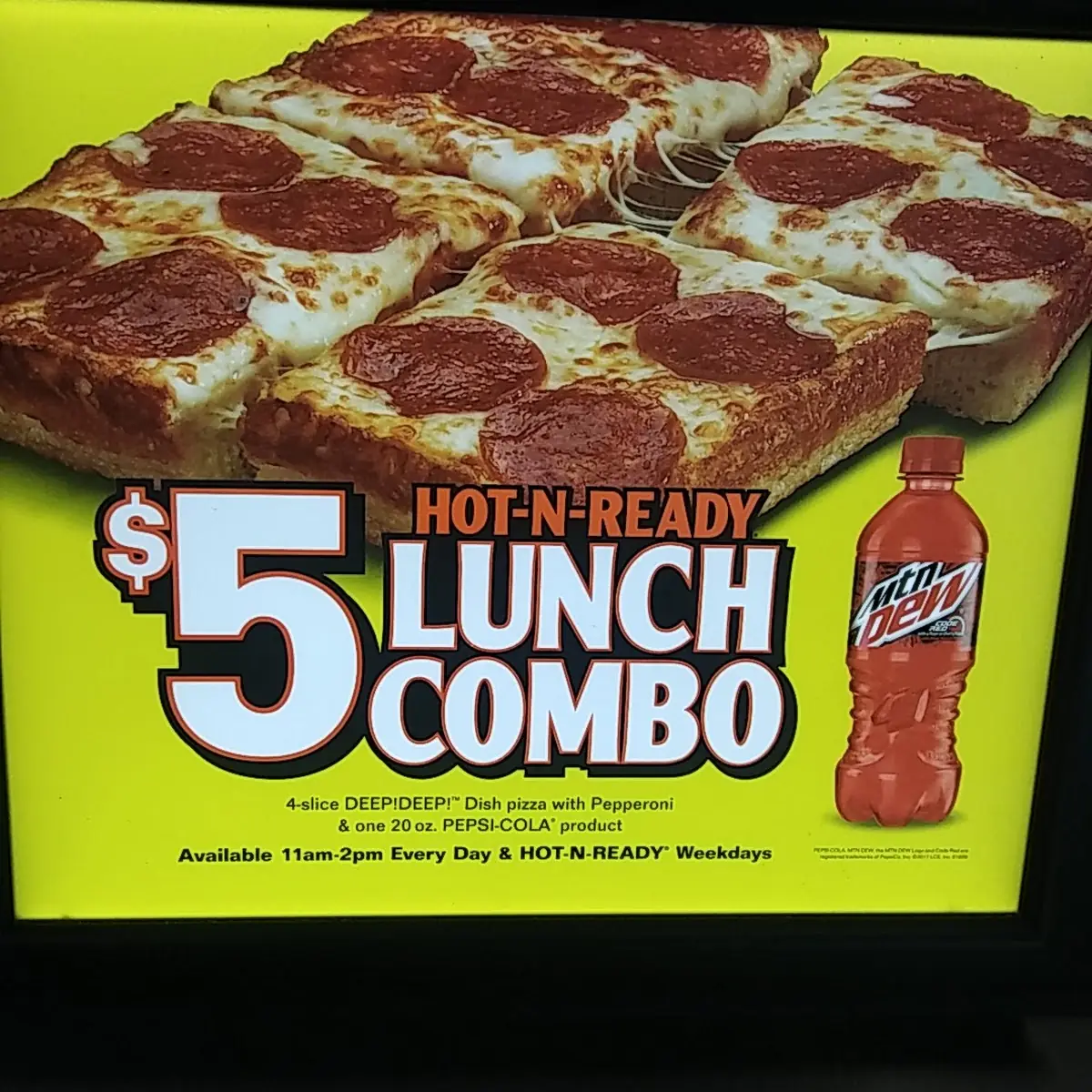 Lunch Combo Pizza