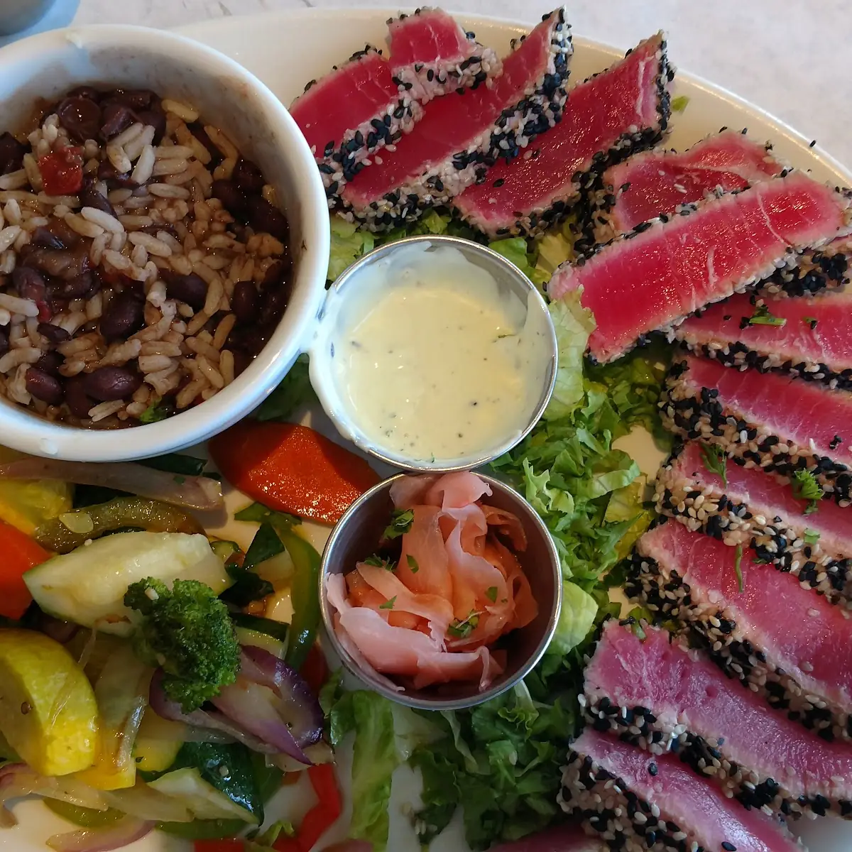 Seared Ahi Tuna Steak