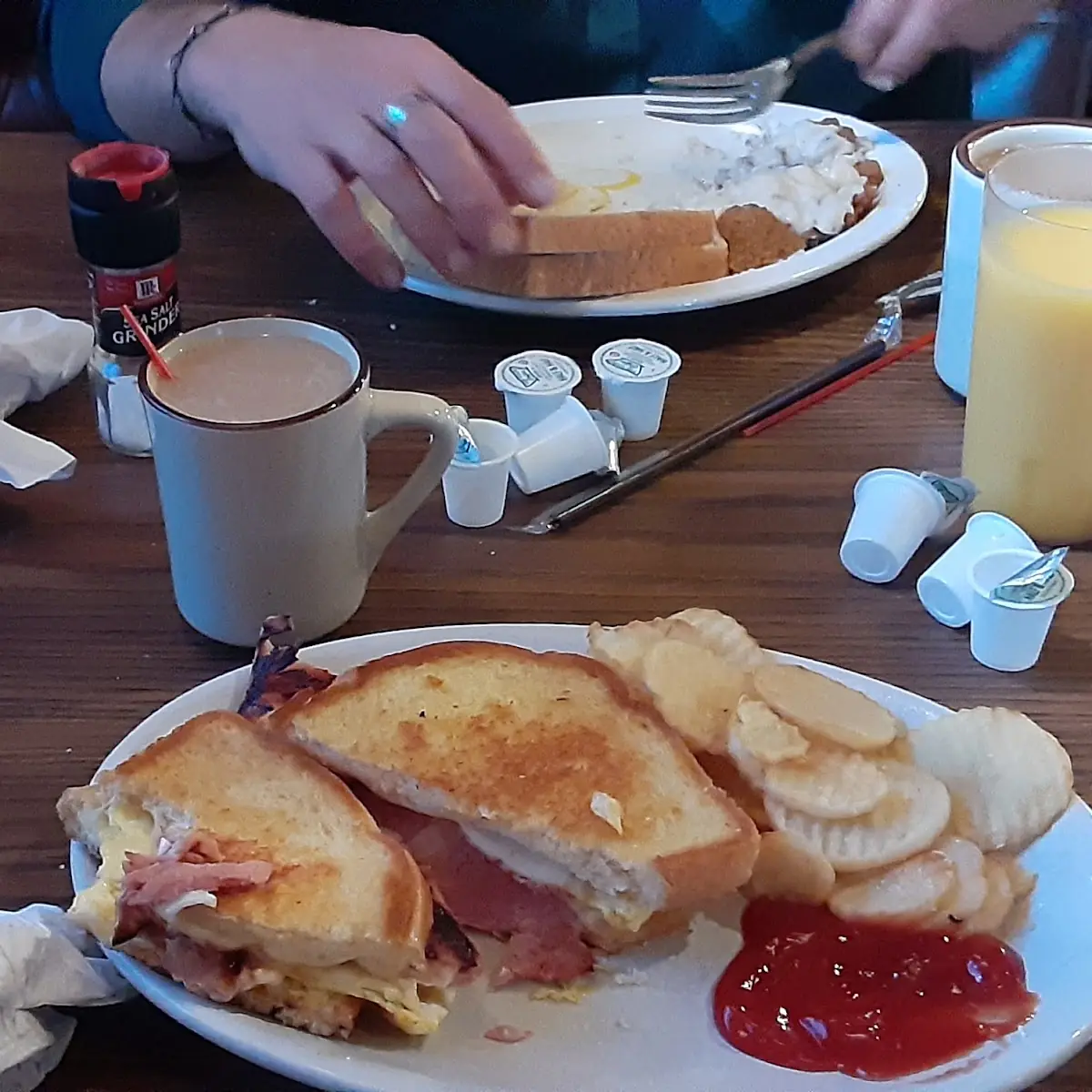 Grilled Ham and Cheese Sandwich