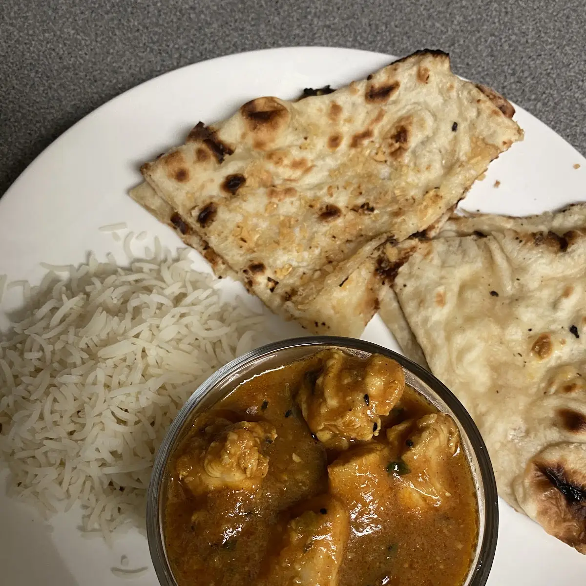 Chicken Curry and Naan