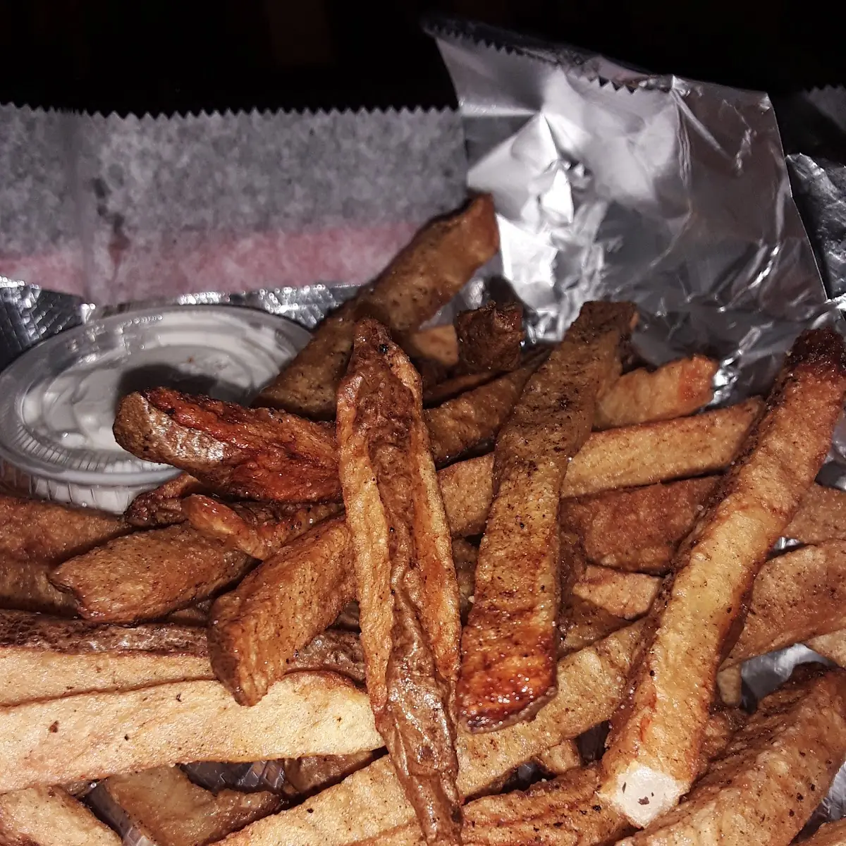 Basket of Hand Cut Chips