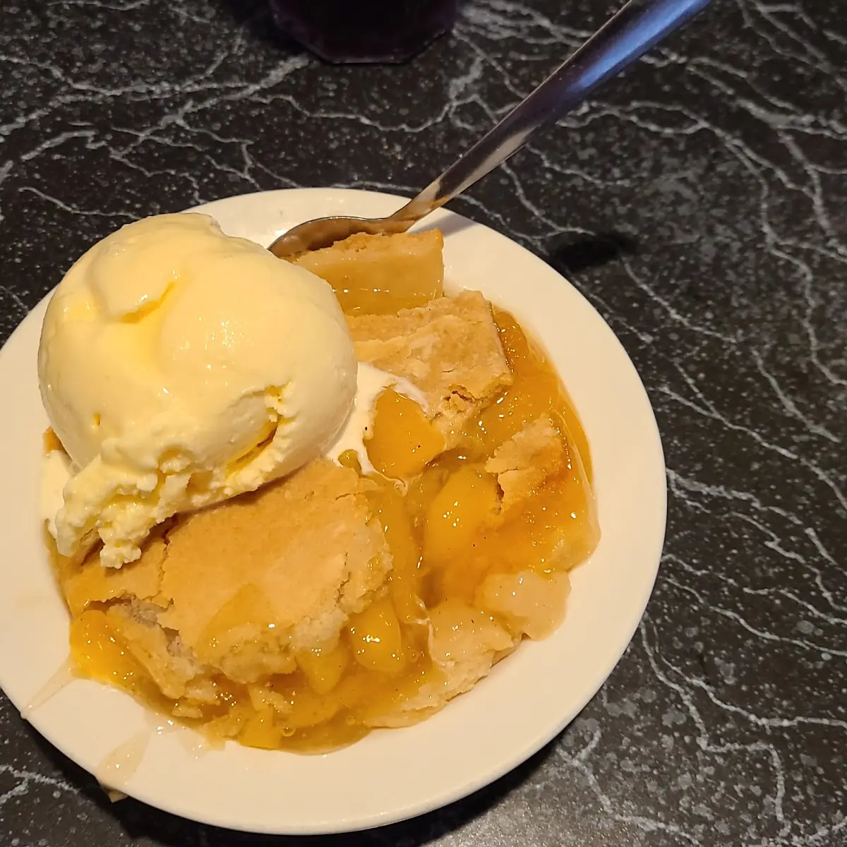 Home Baked Peach Cobbler