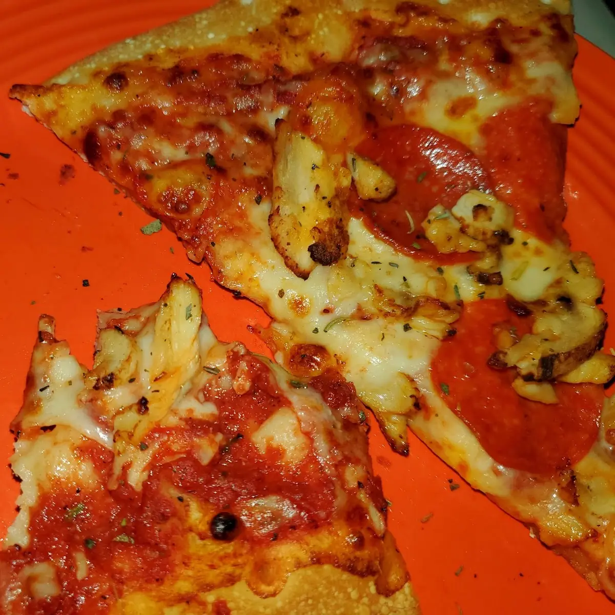 Chicken Cutlet Pepperoni Pizza