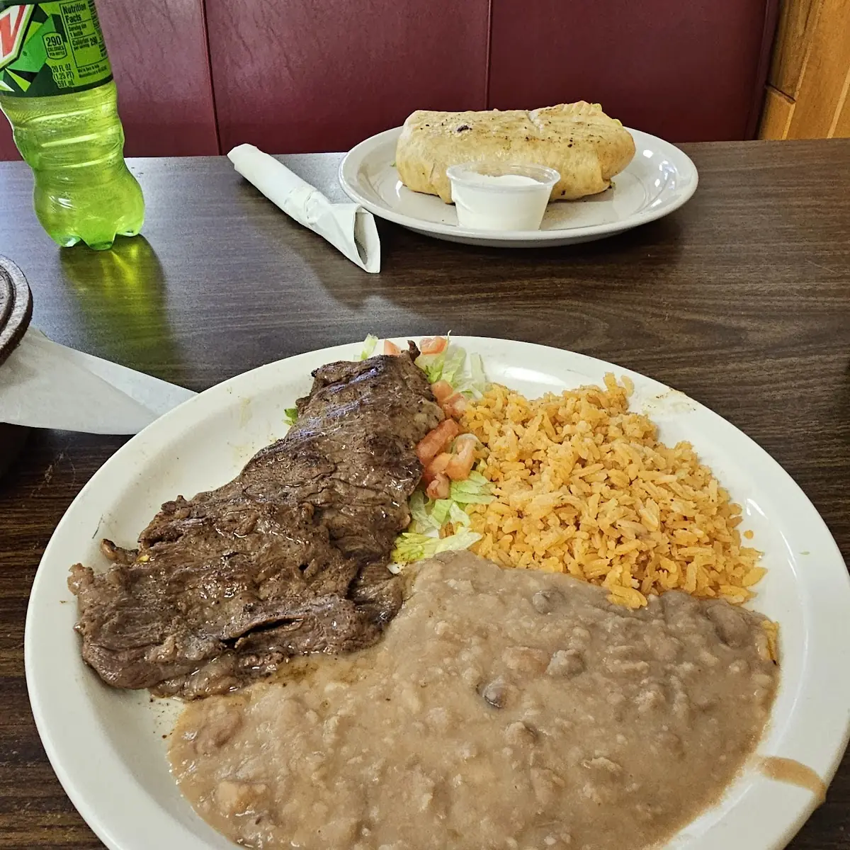 Carne Asada w Rice & Beans