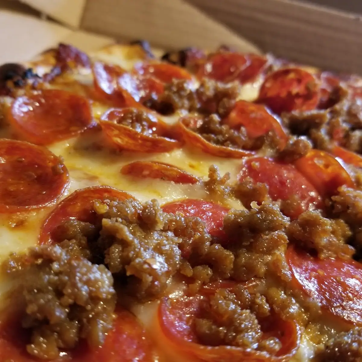Pepperoni and Sausage Pizza