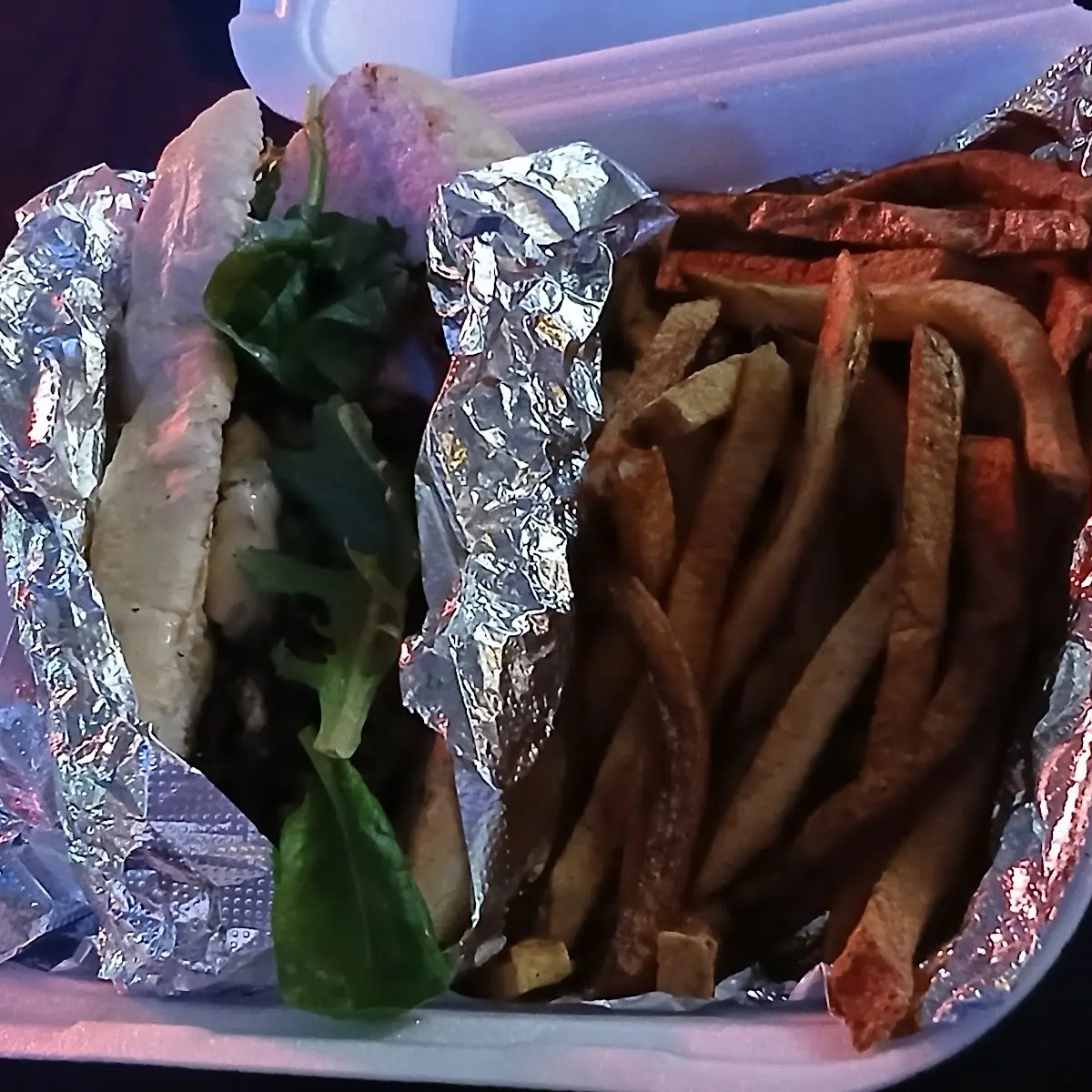 Philly Cheesesteak with Fries