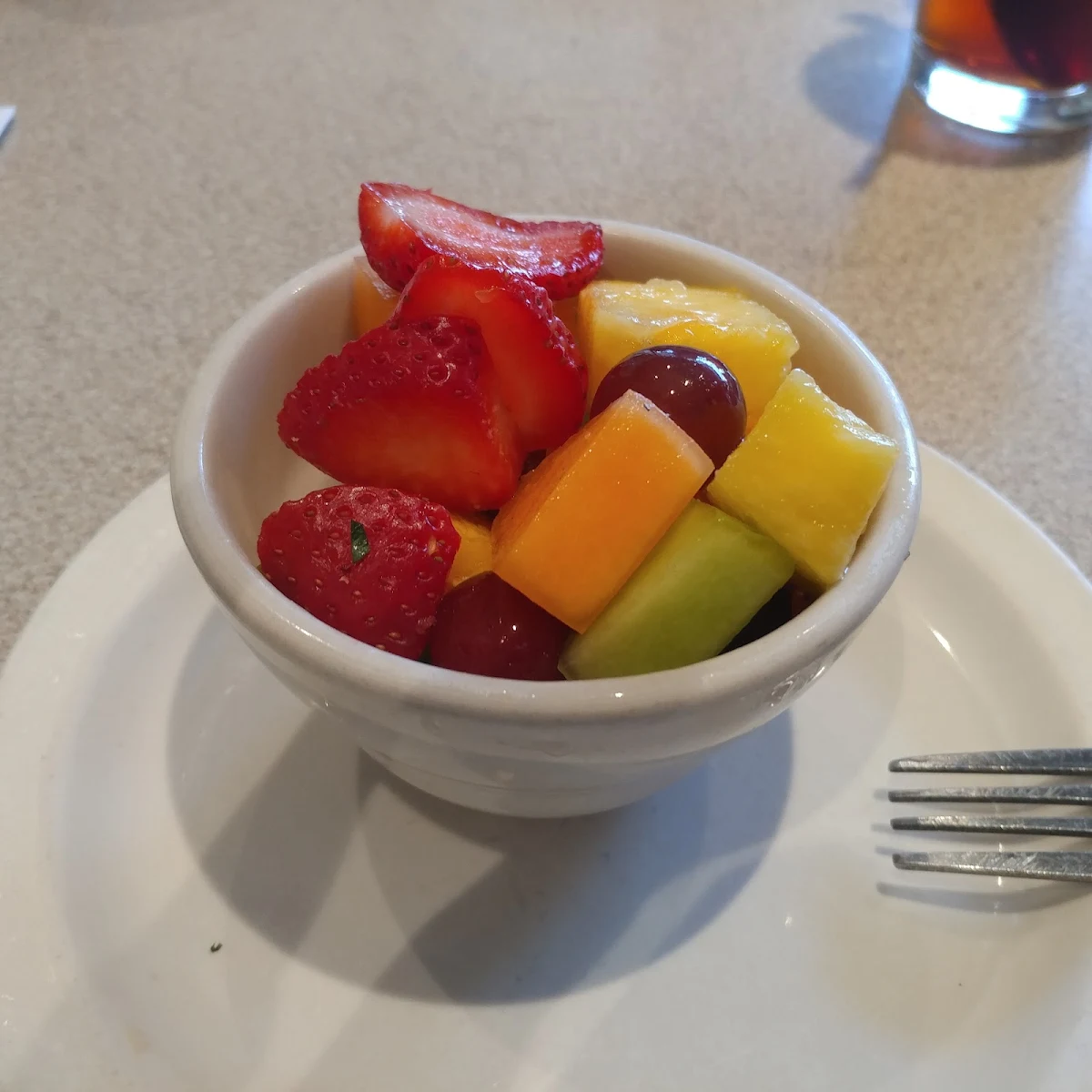 Fresh Fruit and Cottage Cheese