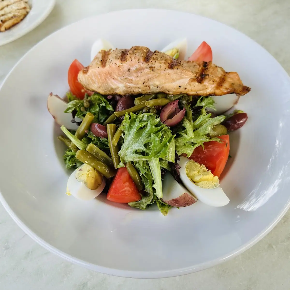 Grilled Salmon Nicoise Salad