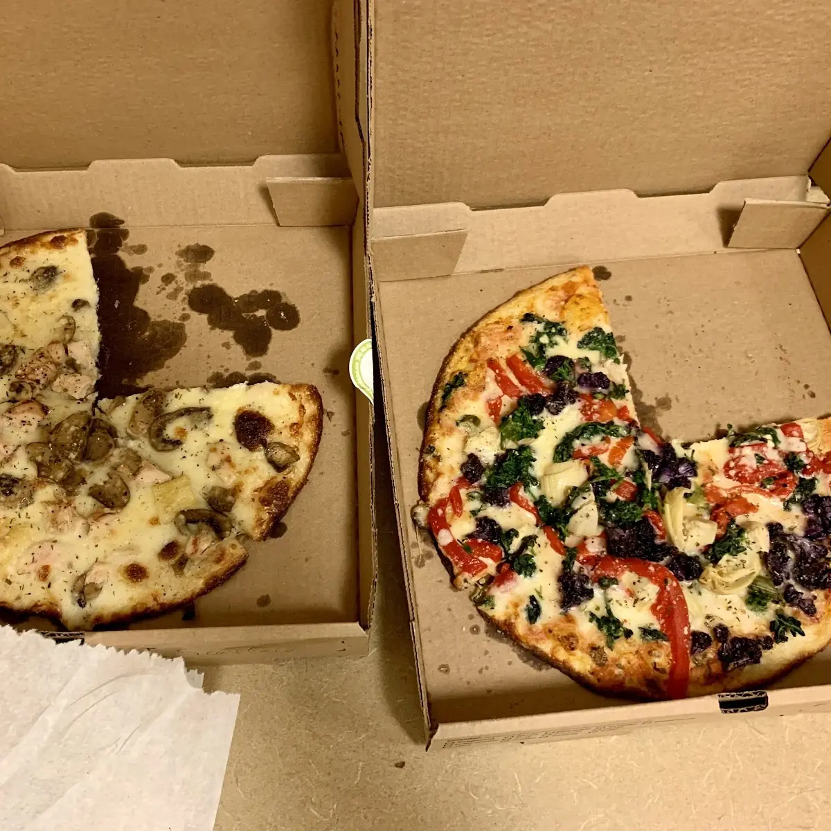 Meat and Veggie Pizza