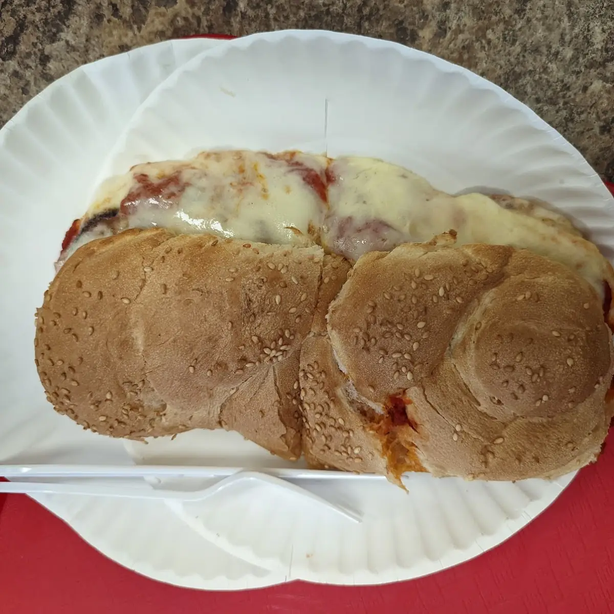 Eggplant Parmigiana Sub