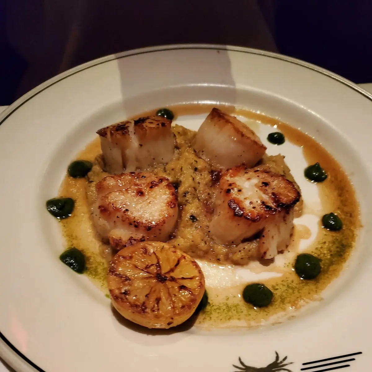Pan Seared Scallops