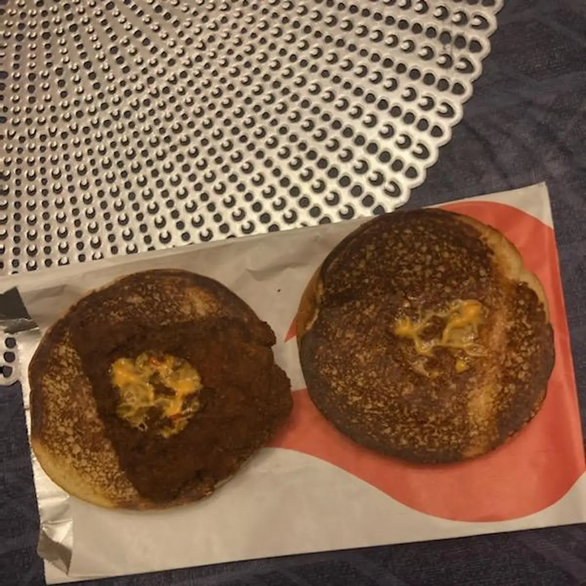 Burnt Bread Chicken Sandwich with Mac Sauce