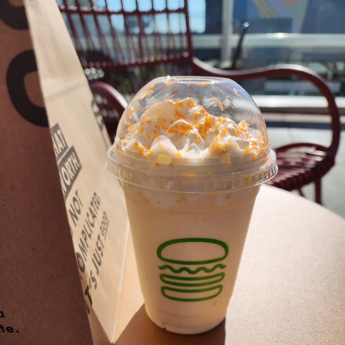 Peach Milkshake