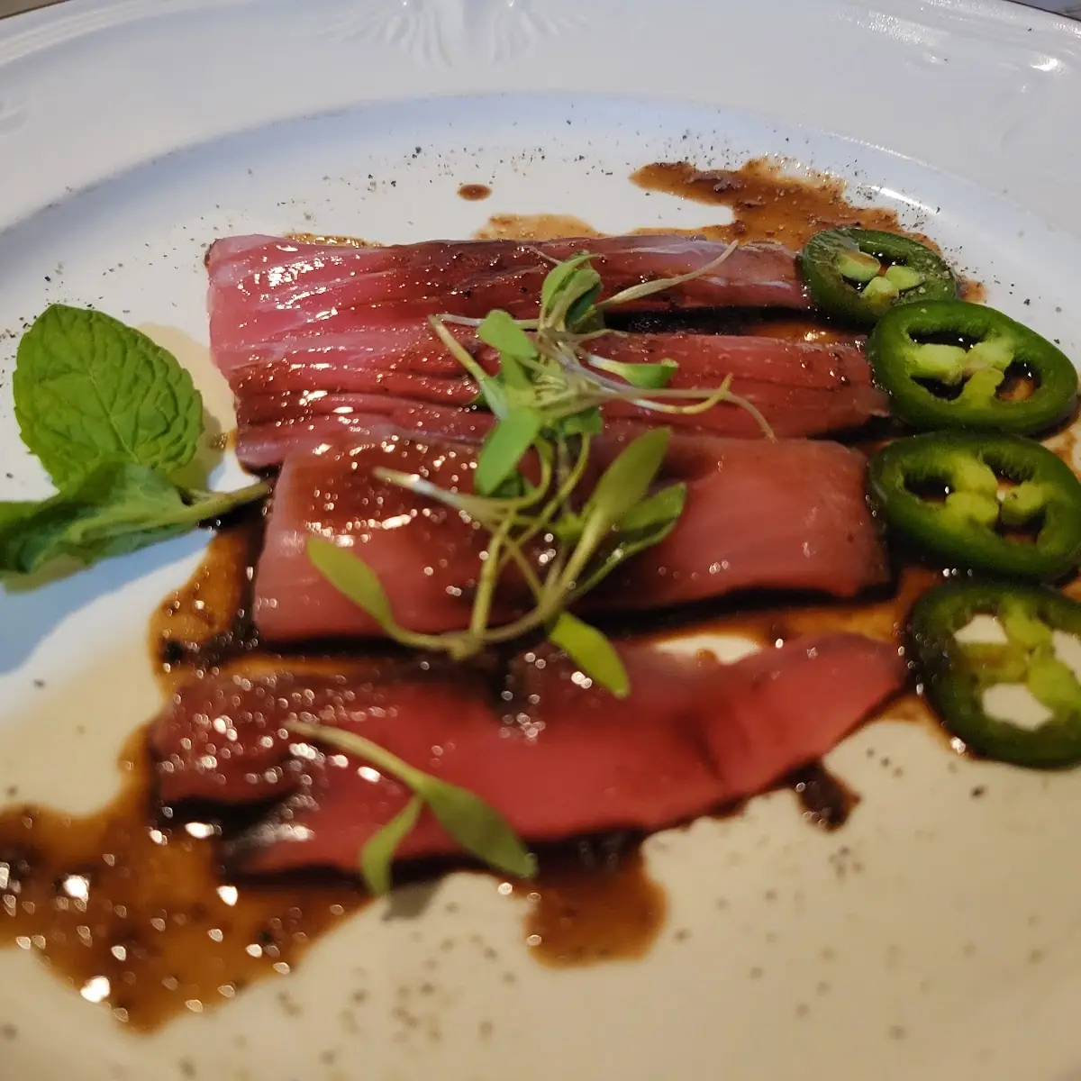 Ahi Tuna Crudo