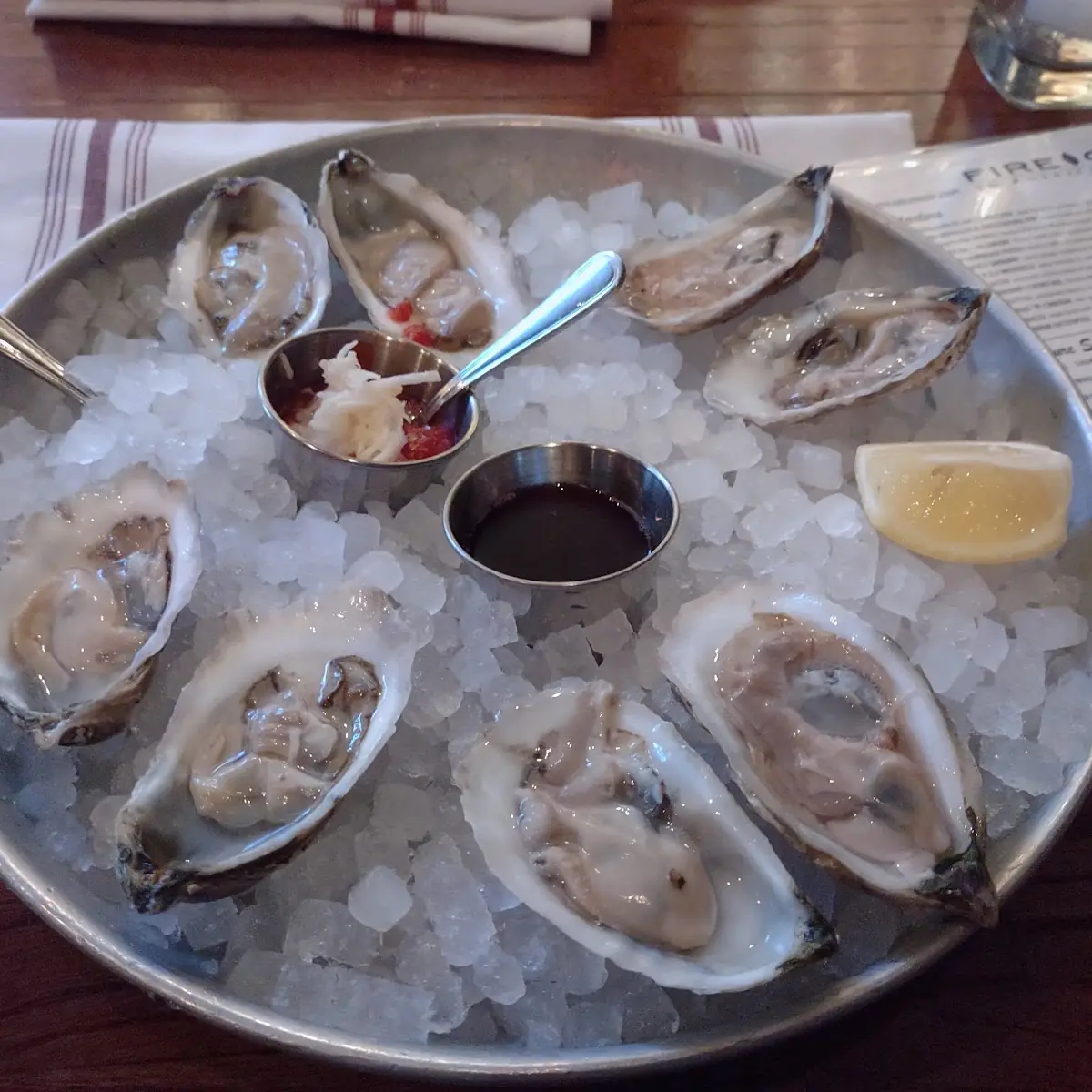 Blue Point Oysters Rockefeller