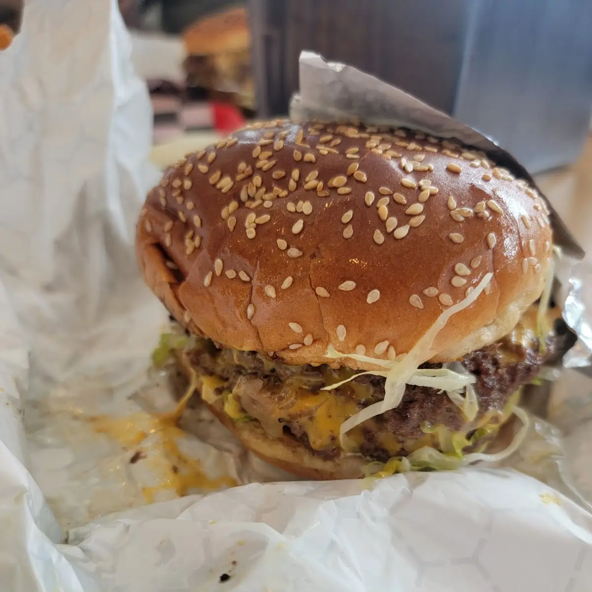 Smash Burger with Swiss