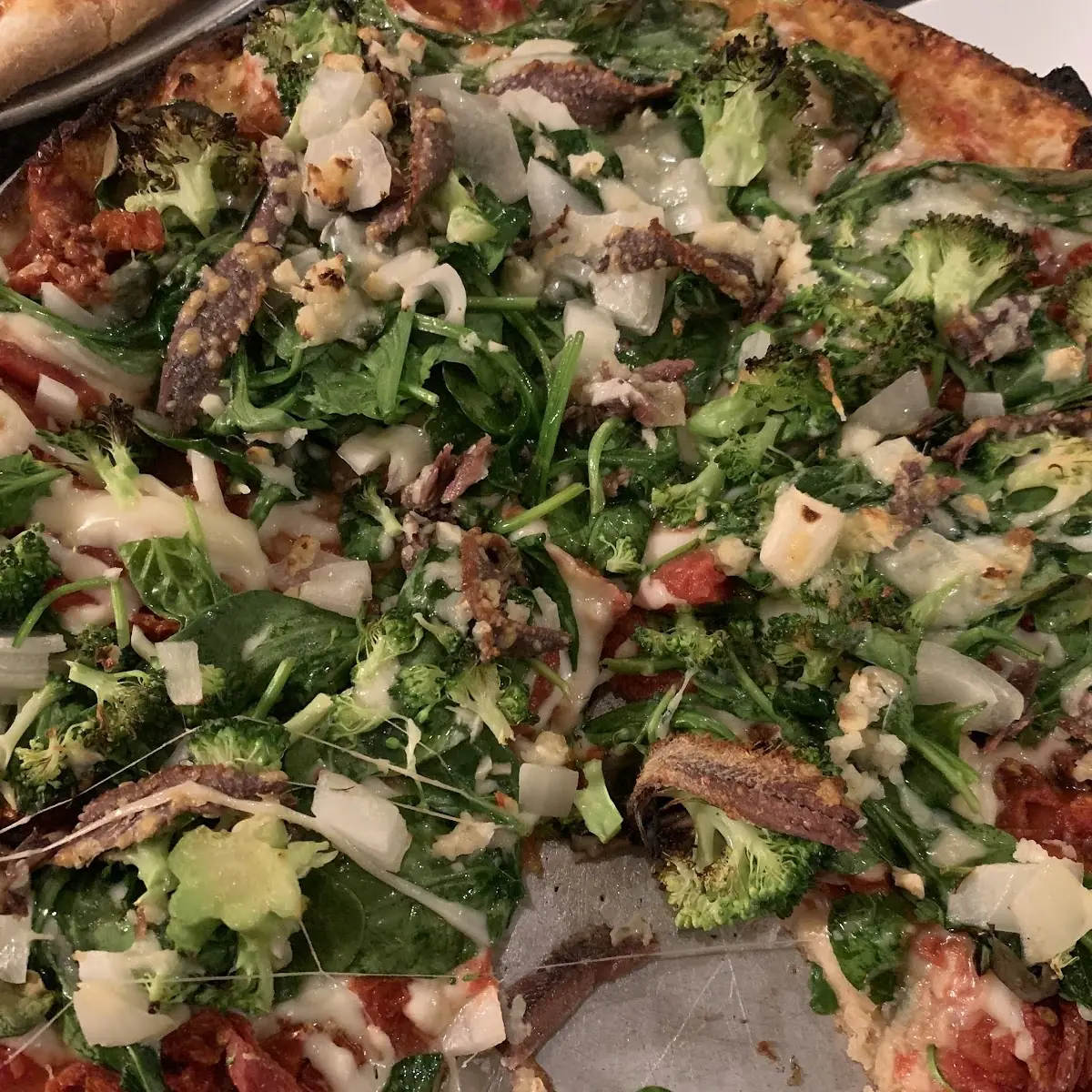 Vegan Pizza with Anchovy