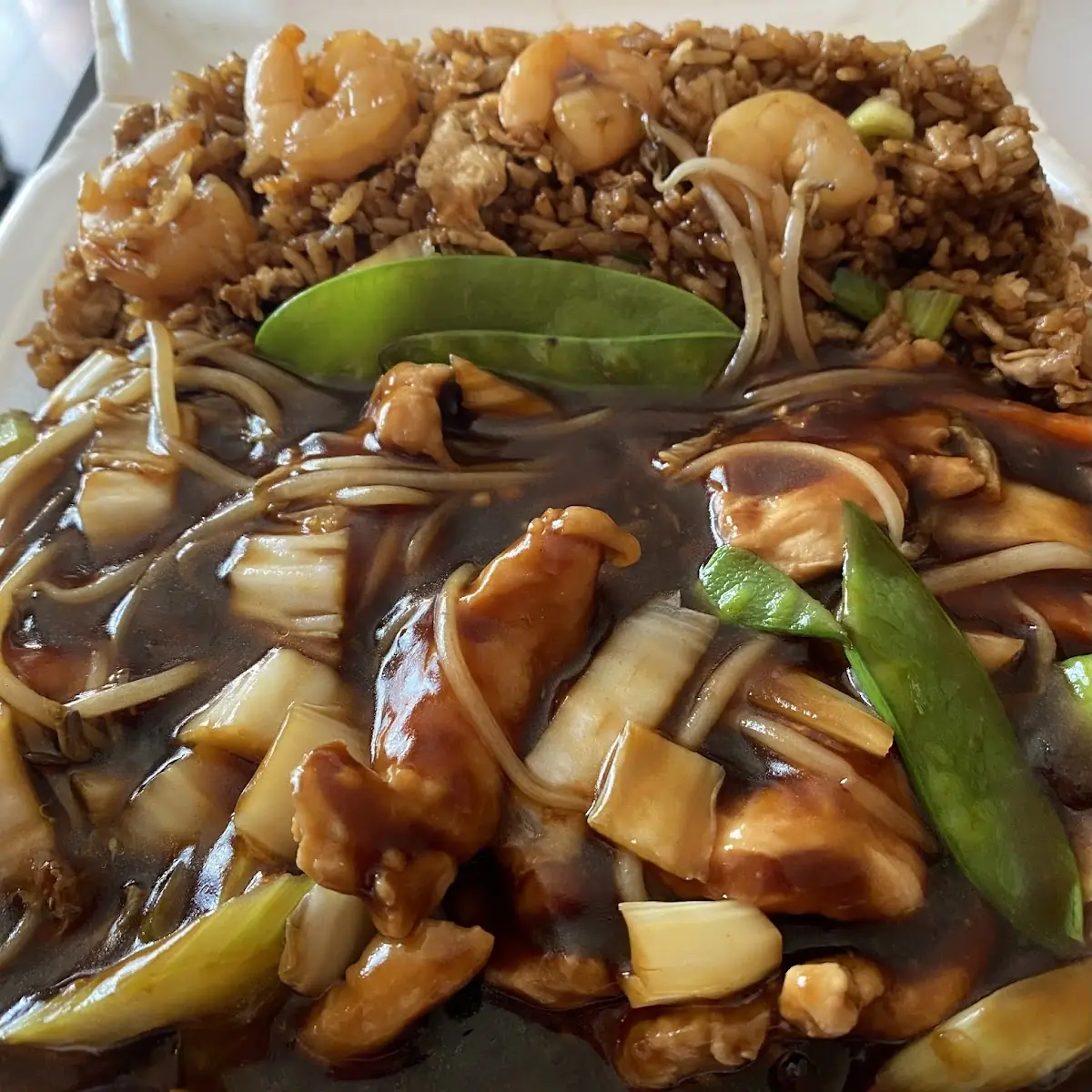 Chicken Chop Suey with Brown Sauce