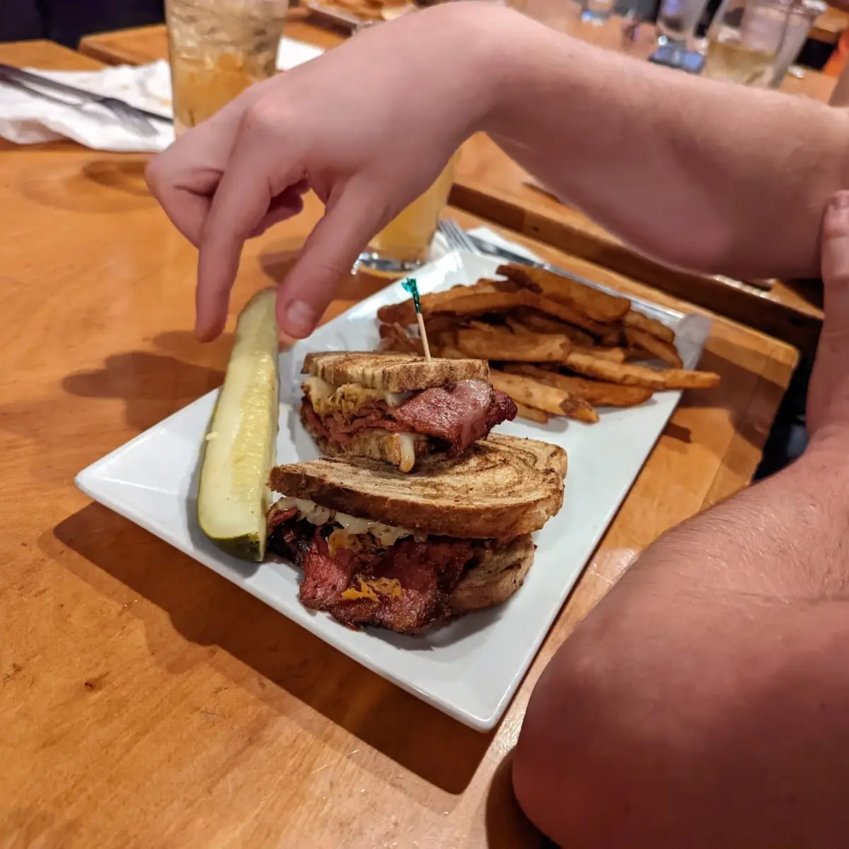 Ruben with Fries