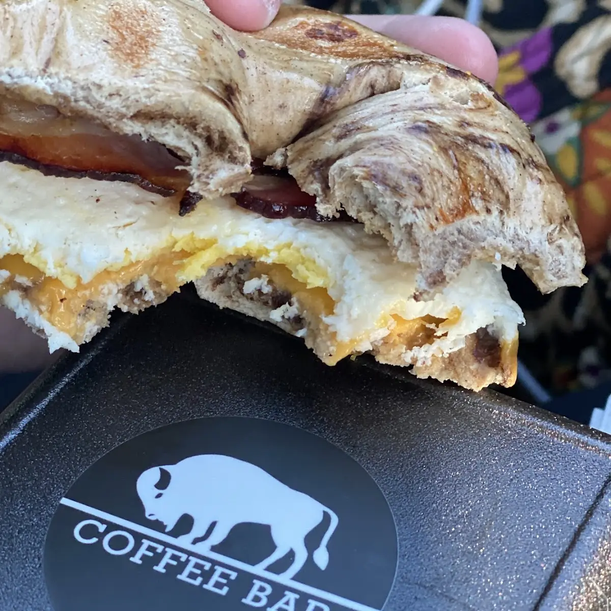 Bagel Sandwich with Bacon Egg and Cheese
