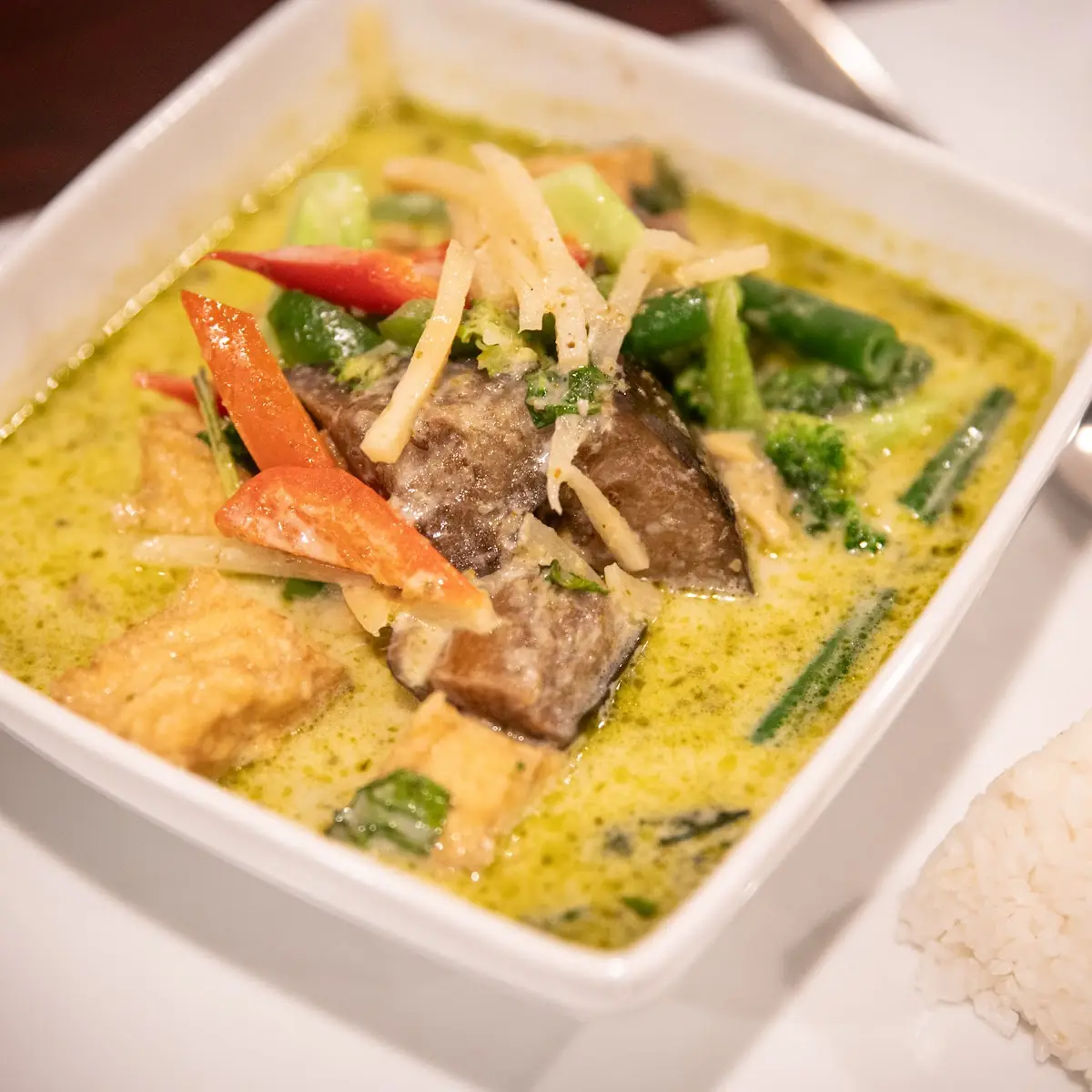 Chicken Coconut Red Curry with Rice