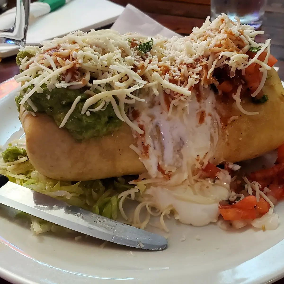 Surf & Turf Burrito Mojado